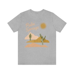 Palm Springs T-Shirt Palm Springs California Shirt Palm Desert Shirt Desert Life Palm Springs Regalo Palm Springs Bachelorette immagine 4
