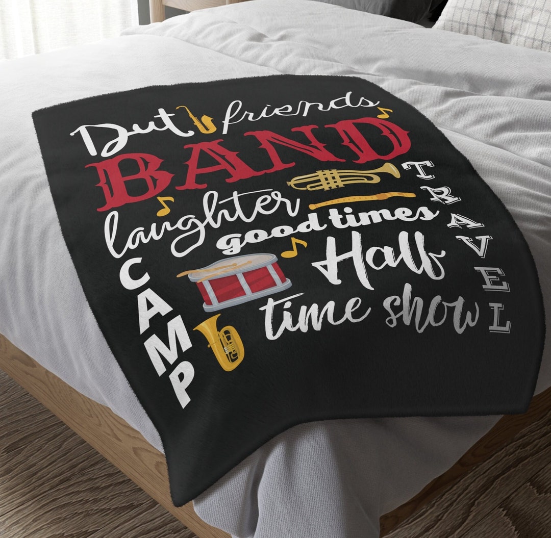 Marching Band Blanket Marching Band Gift Marching Band Gifts Band