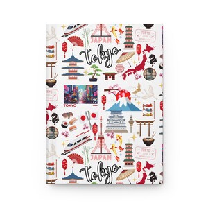 Tokyo Japan Journal Notebook | Tokyo Journal | Tokyo Gift | Tokyo Japan Travel Journal Hardcover | 150 Lined Pages image 3