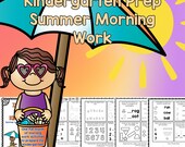 Kindergarten Prep Summer Morning Work -- Month of Activities