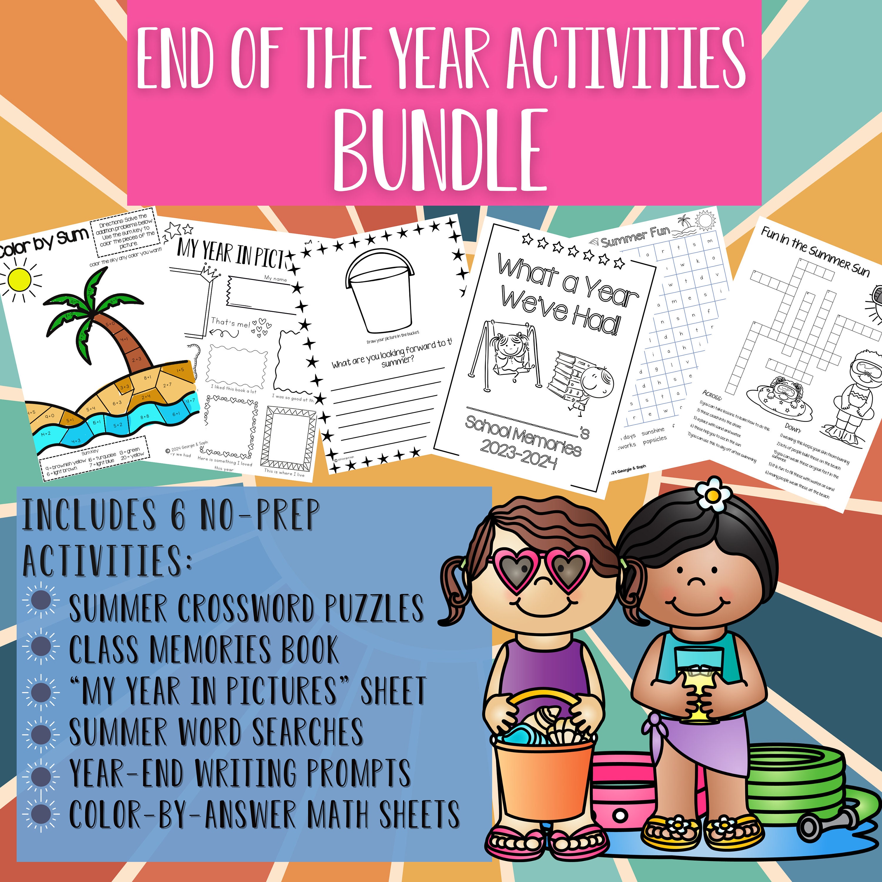 End-of-the-Year, No-Prep Activities Bundle