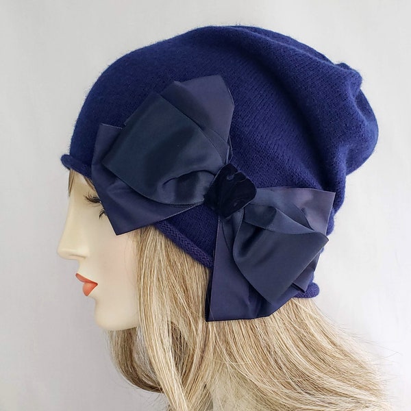 Knit Cloche Hat Etsy