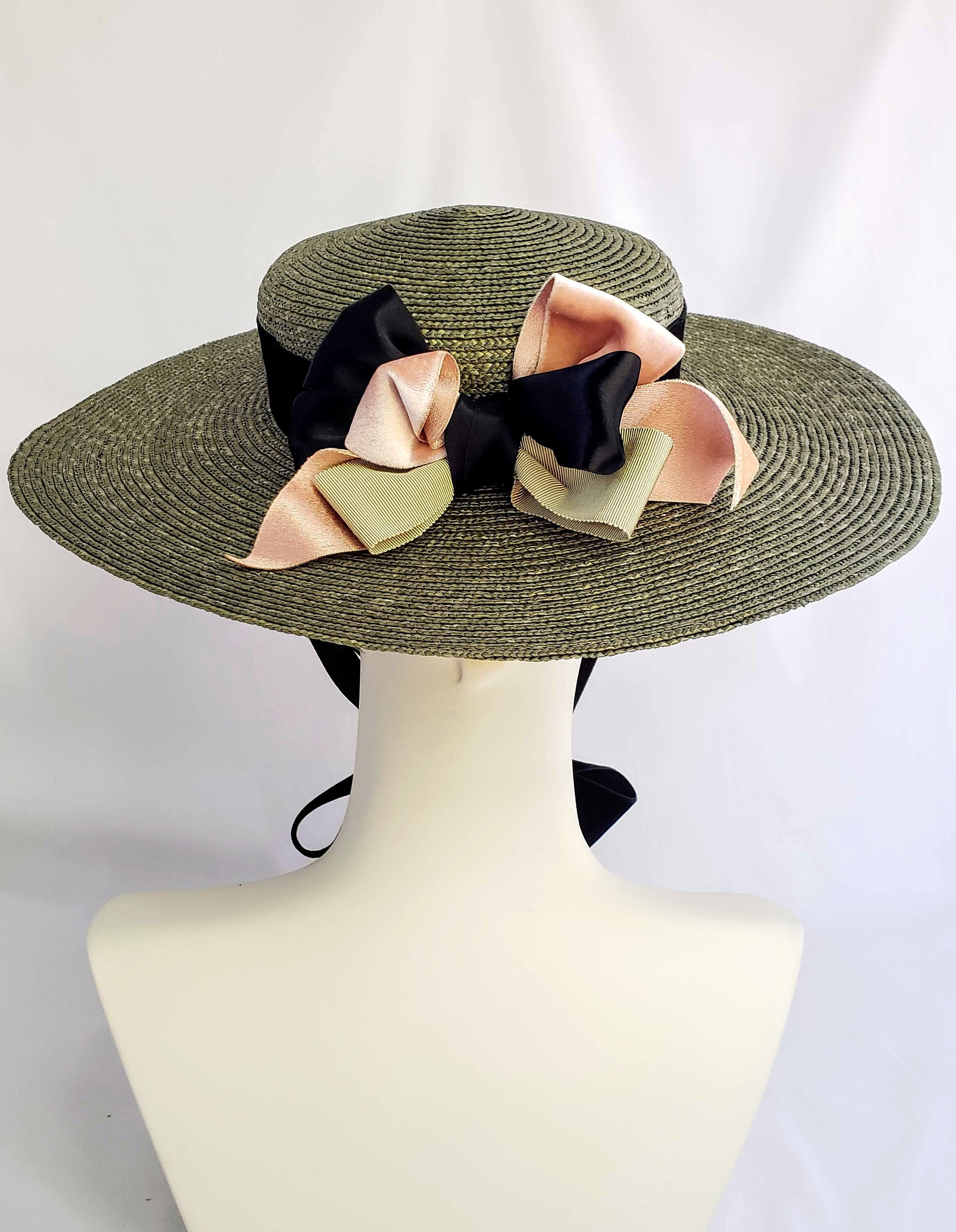 Chic Milan Straw Hat With Vintage 