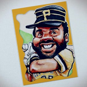 Carte artistique de baseball Dave Parker ACEO en édition limitée Pirates de Pittsburgh
