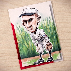 Carte artistique de baseball Joe Jackson ACEO en édition limitée, White Sox de Chicago