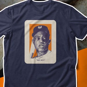 Willie Mays Say Hey Kid Wheaties Baseball Card T-shirt unisex