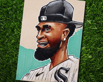 Luis Robert Jr. Chicago White Sox • Baseball Original Marker Drawing 5x7