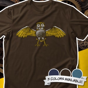 Archimedes Owl Bubo Unisex t-shirt
