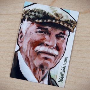 Field of Dreams Moonlight Graham Burt Lancaster ACEO Limitowana Edycja Baseball Art Card