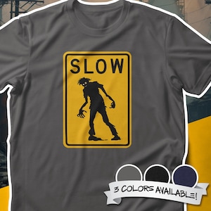 Camiseta unissex zumbi lento