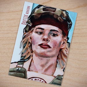 A League of Their Own Dottie Hinson Geena Davis ACEO Limited Edition Baseball Art Card