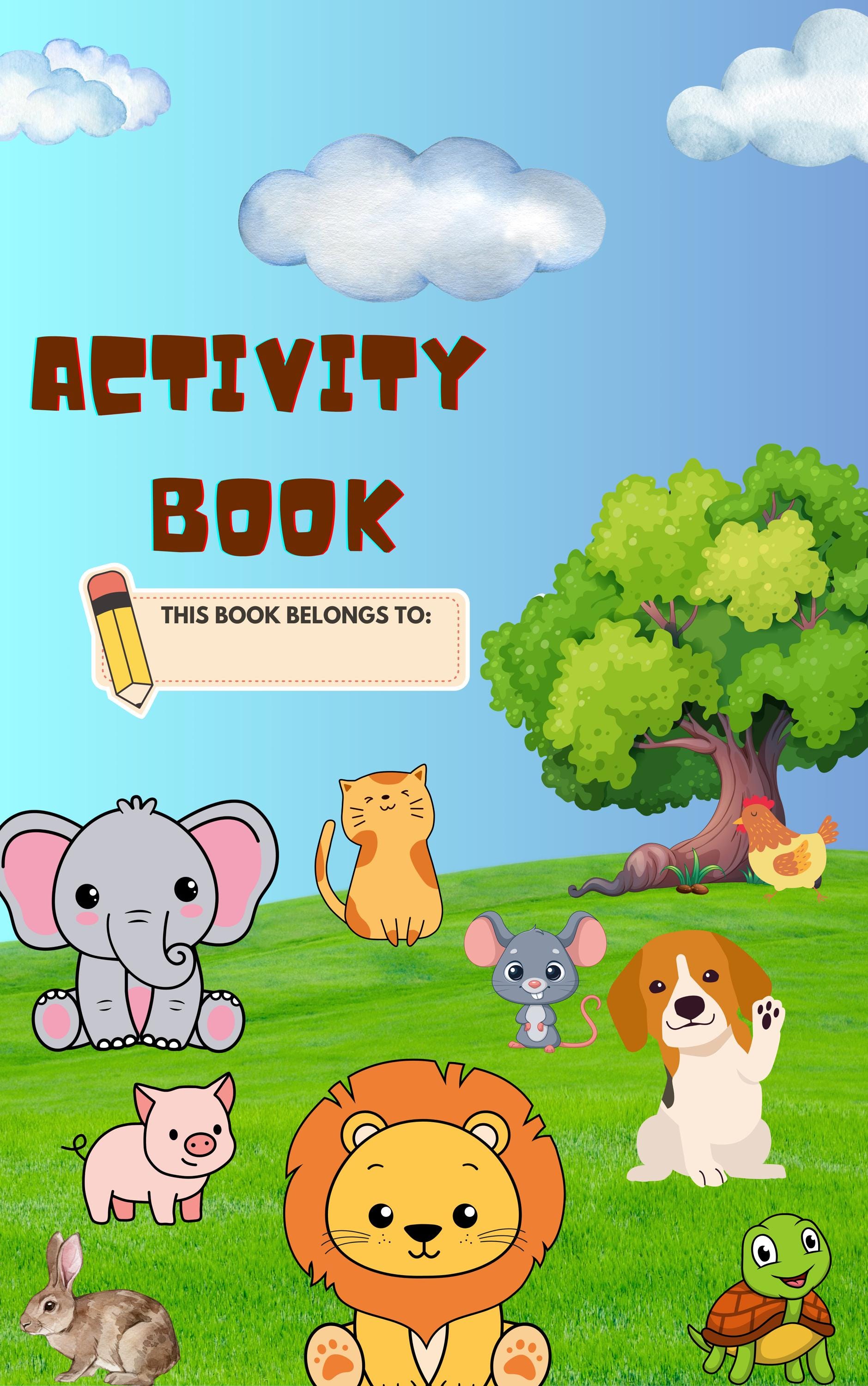 Activity Book for Kids - Etsy