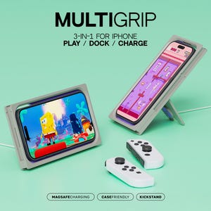 MULTI GRIP voor iPHONE staand en liggend gamen
