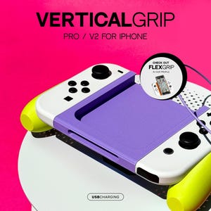 iPhone ポートレートゲーム用 VERTICAL GRIP PRO