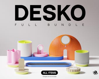 DESKO Full Bundle Desktop Organiser