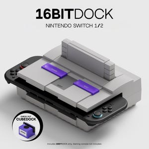 Base de carga 16BITDOCK para Nintendo Switch / SWITCH 2 / LCD / OLED