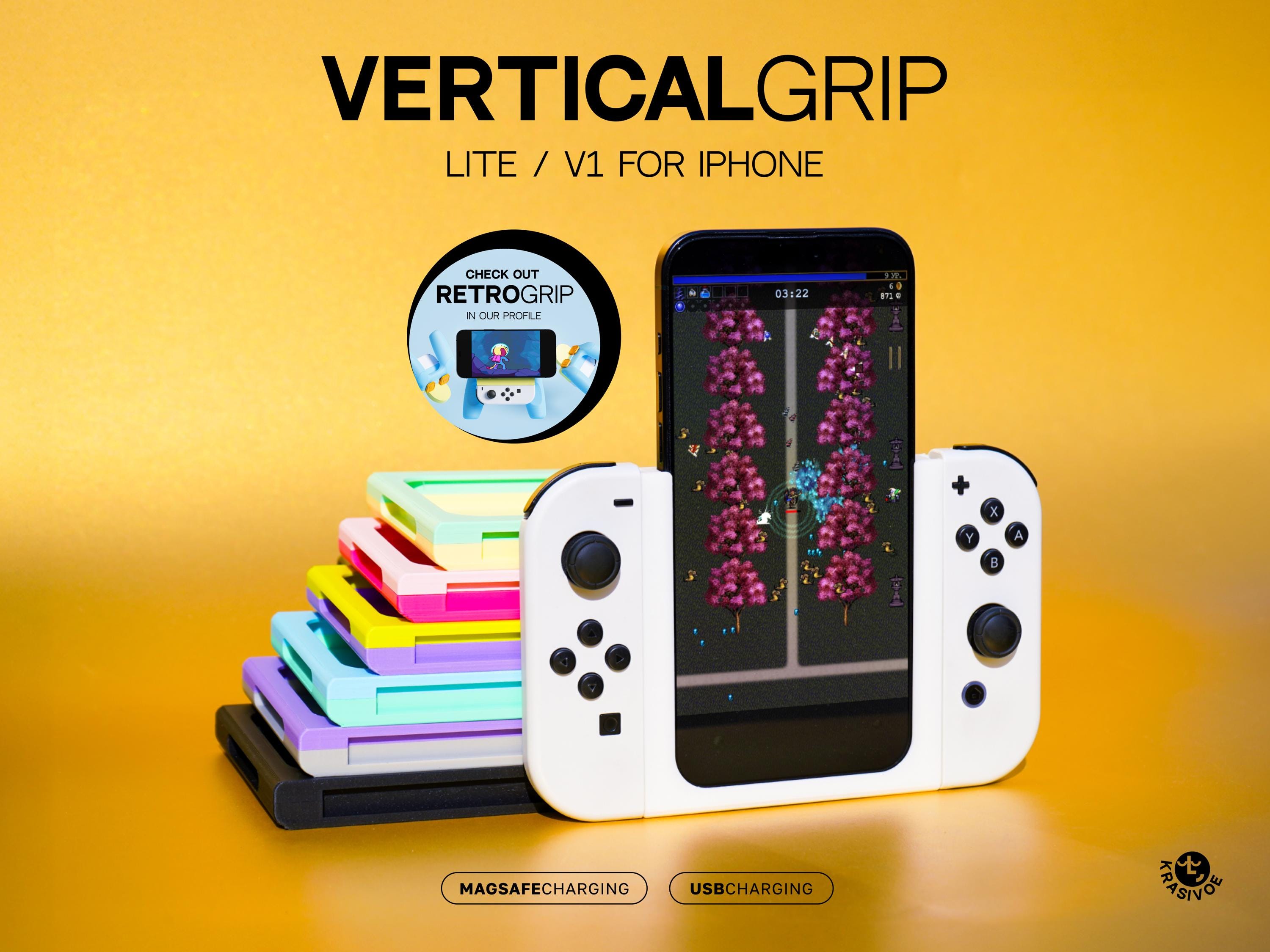VERTICAL GRIP Lite for iPHONE Portrait Gaming
