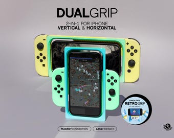 DUAL GRIP for iPHONE Portrait and Landscape Gaming