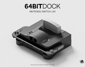 Base de carga 64BITDOCK para Nintendo Switch / SWITCH 2 / LCD / OLED