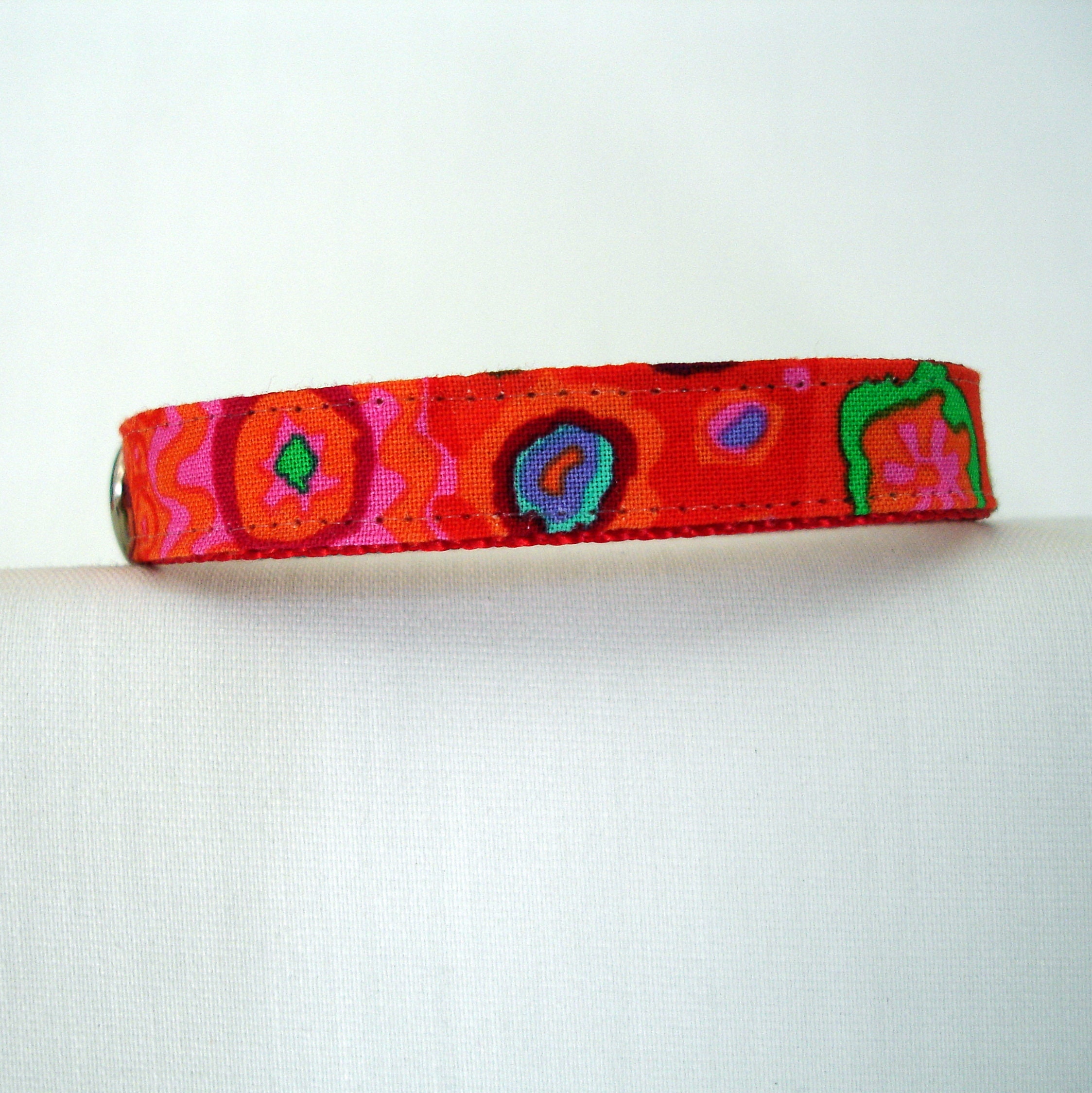 Small Orange Dog Collar 1/2 Inch Wide Adjustable 711 Etsy