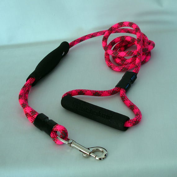 Dog leash with clearance 2 handles