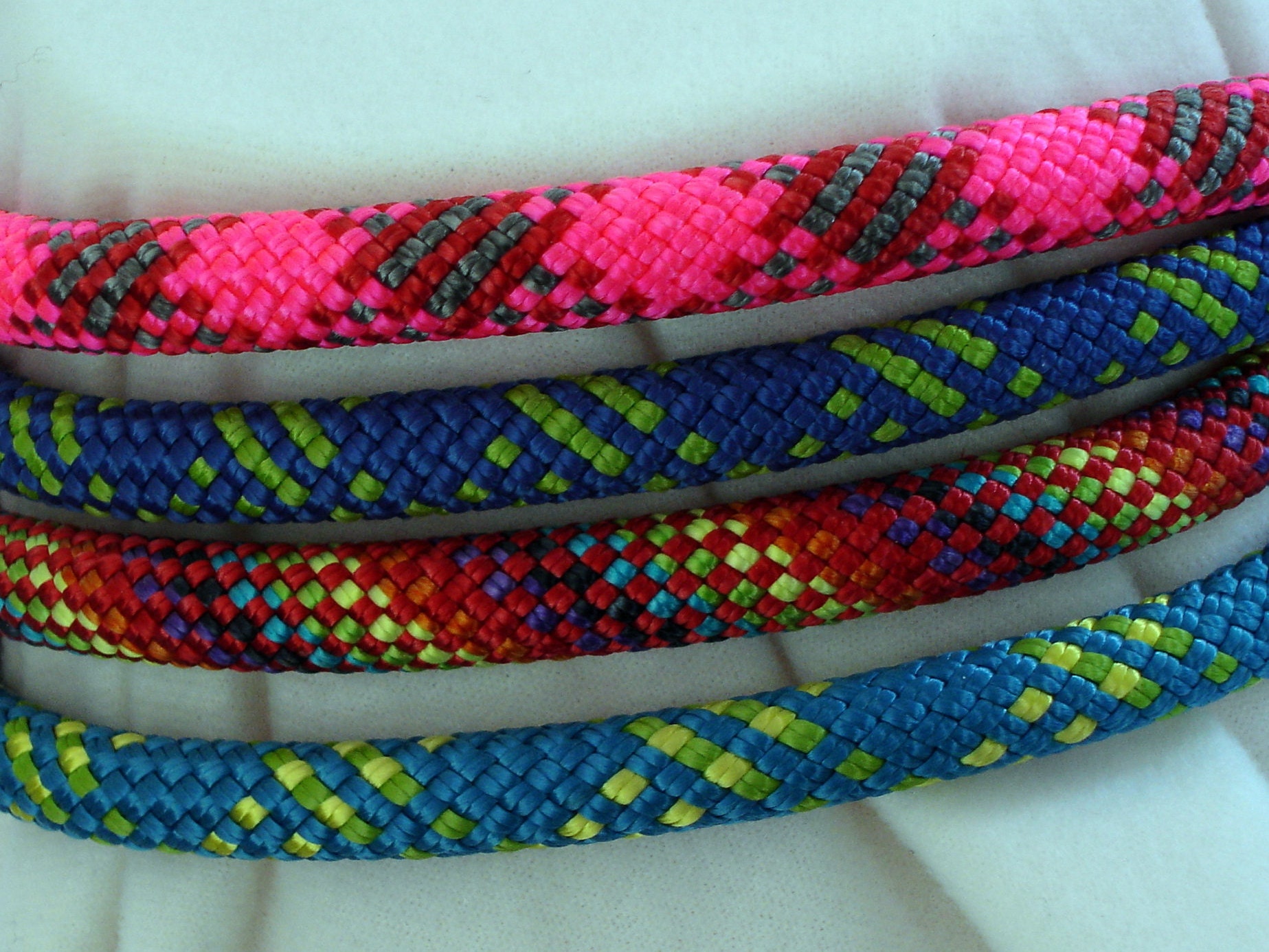 Custom Made Climbing Rope Dog Collar Choose Rope Color Etsy