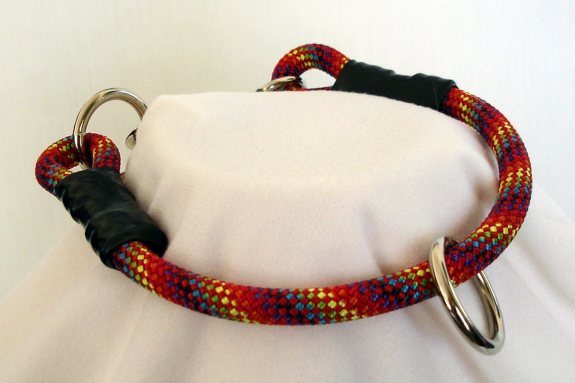 Custom Made Climbing Rope Dog Collar Choose Rope Color Etsy