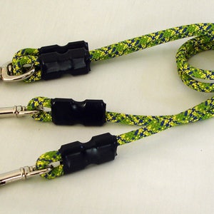 Coupler For 2 Medium Or Large Dogs, Dog Leash Coupler Set, 7mm Green Climbing Rope, Dog Leash For 2 Big Dogs, Dog Leash Splitter image 1