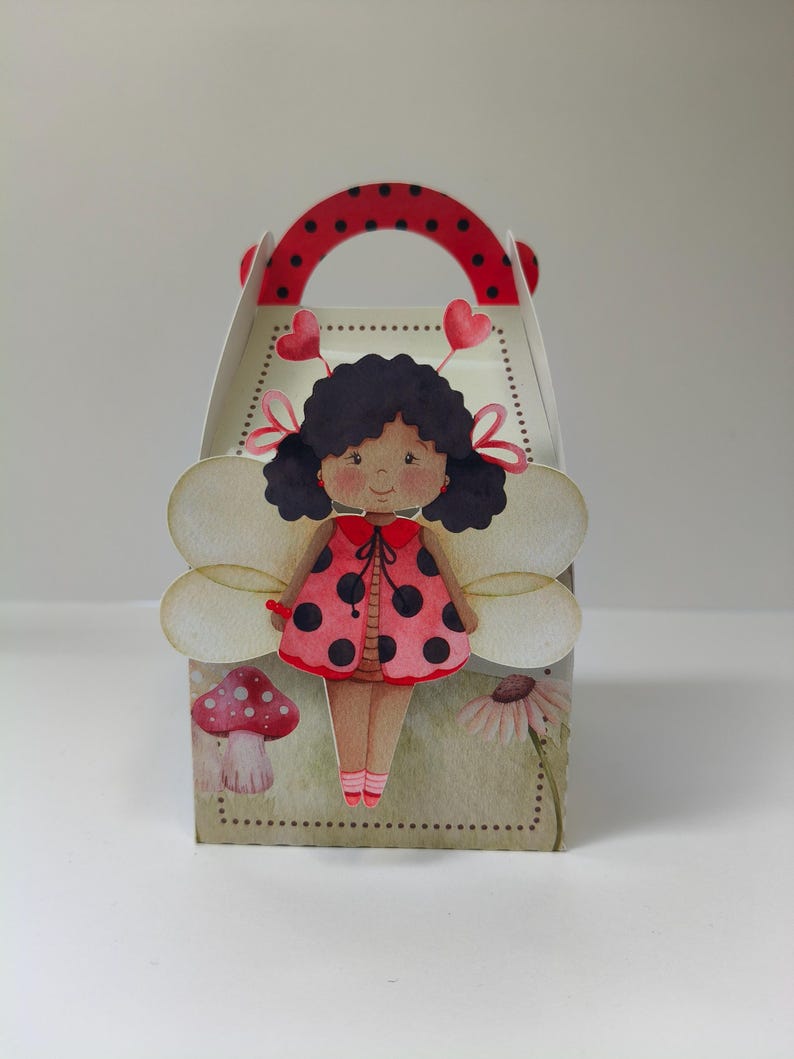 Ladybug Set Box Ladybug Birthday Party Box Set of 5, Ladybug Birthday Party, Themed ...