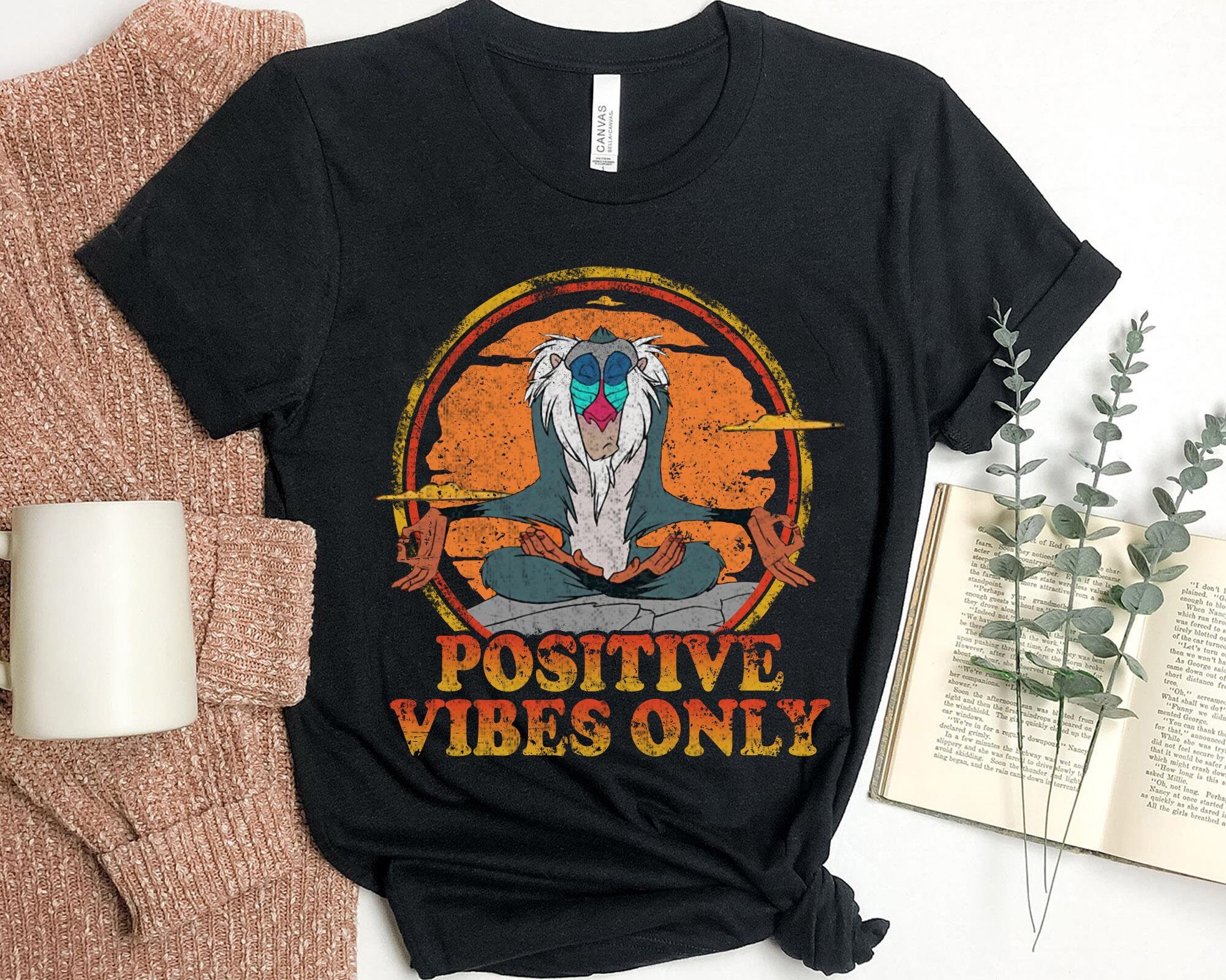 Retro Circle Rafiki Meditating Shirt 
