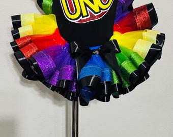 Conjunto de cumpleaños de UNO para niñas