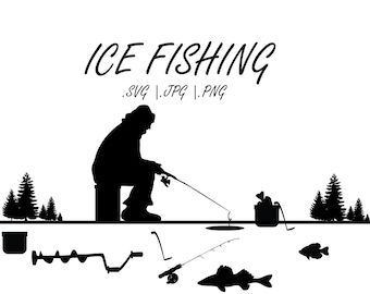 Download Ice Fishing Svg Etsy