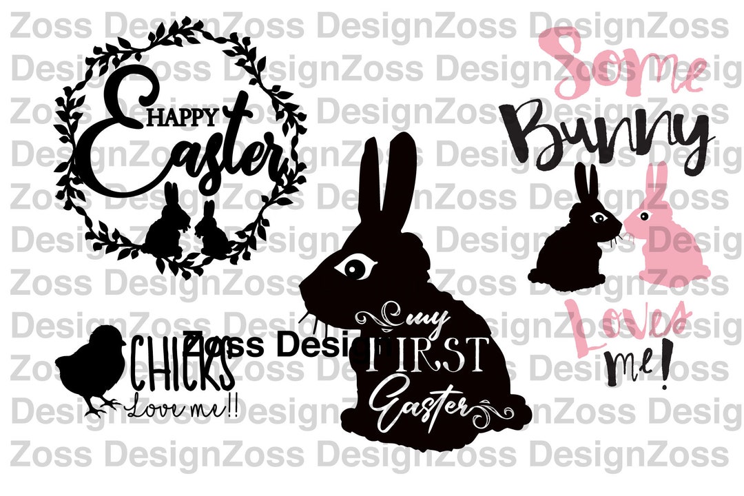 Easter Bunny SVG Bundle | Digital Download | Graphic Cut Files - Etsy