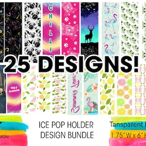 ice pop holder | popsicle holder | sublimation Designs |png file