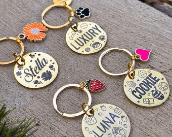 Dog Tag Dog Collar Tag Personalized Cat Tag Custom Cat Collar Tag Cat ID Tag Dog ID Tag Dog Name Tag Engraved Pet Tag Cat Name Tag