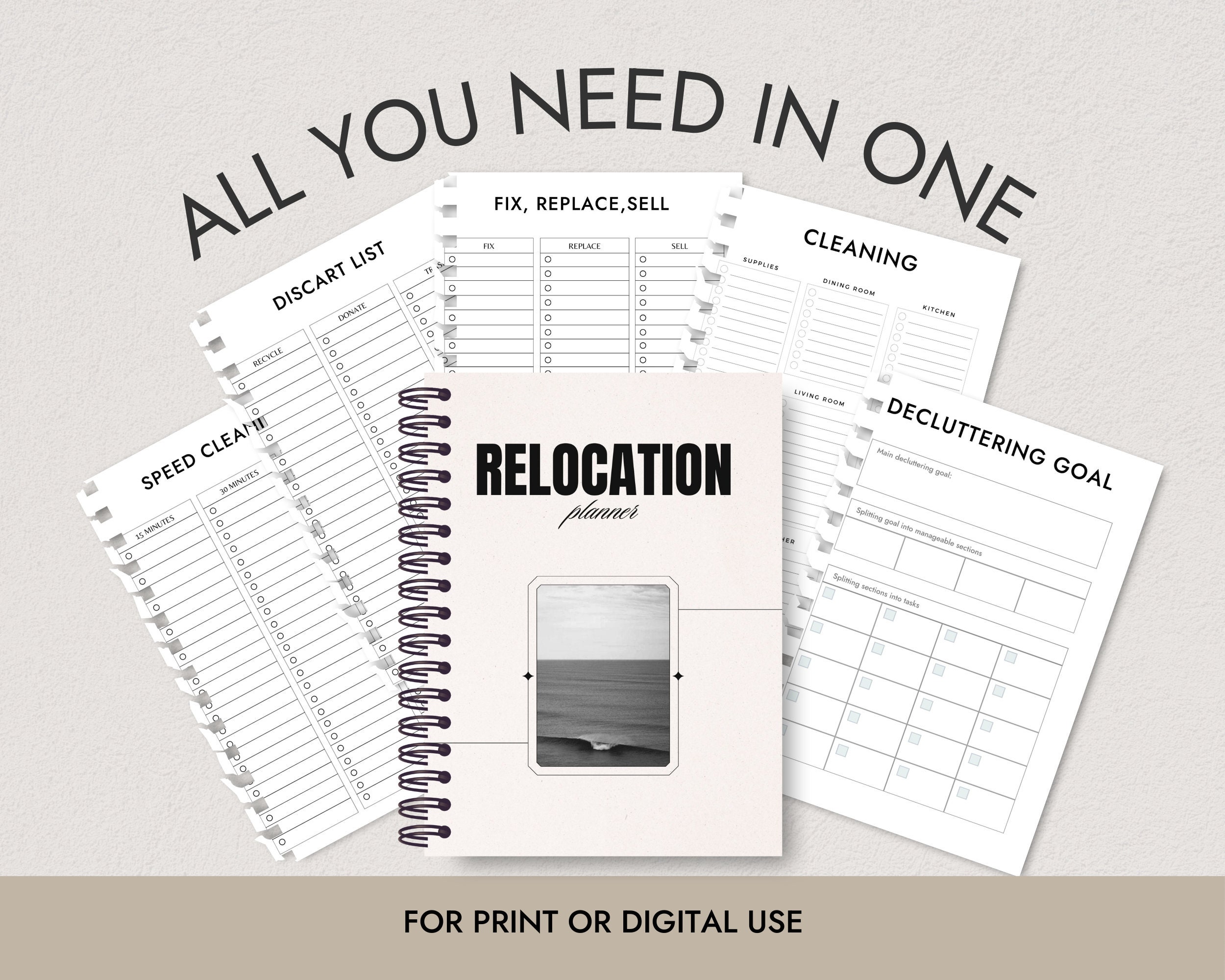 House Moving Planner Relocation Checklist Printable house Changing ...