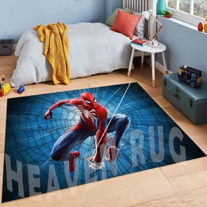 Spider-Man Kids Room Rug: Superhero Area Rug