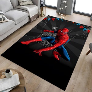 Spider-Man Area Rug: Superhero Kids Room Decor