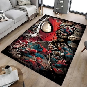 Spider-Man Area Rug: Superhero Kids Room Decor