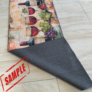 Wine Runner Rug: Kitchen Hallway Decor - Etsy