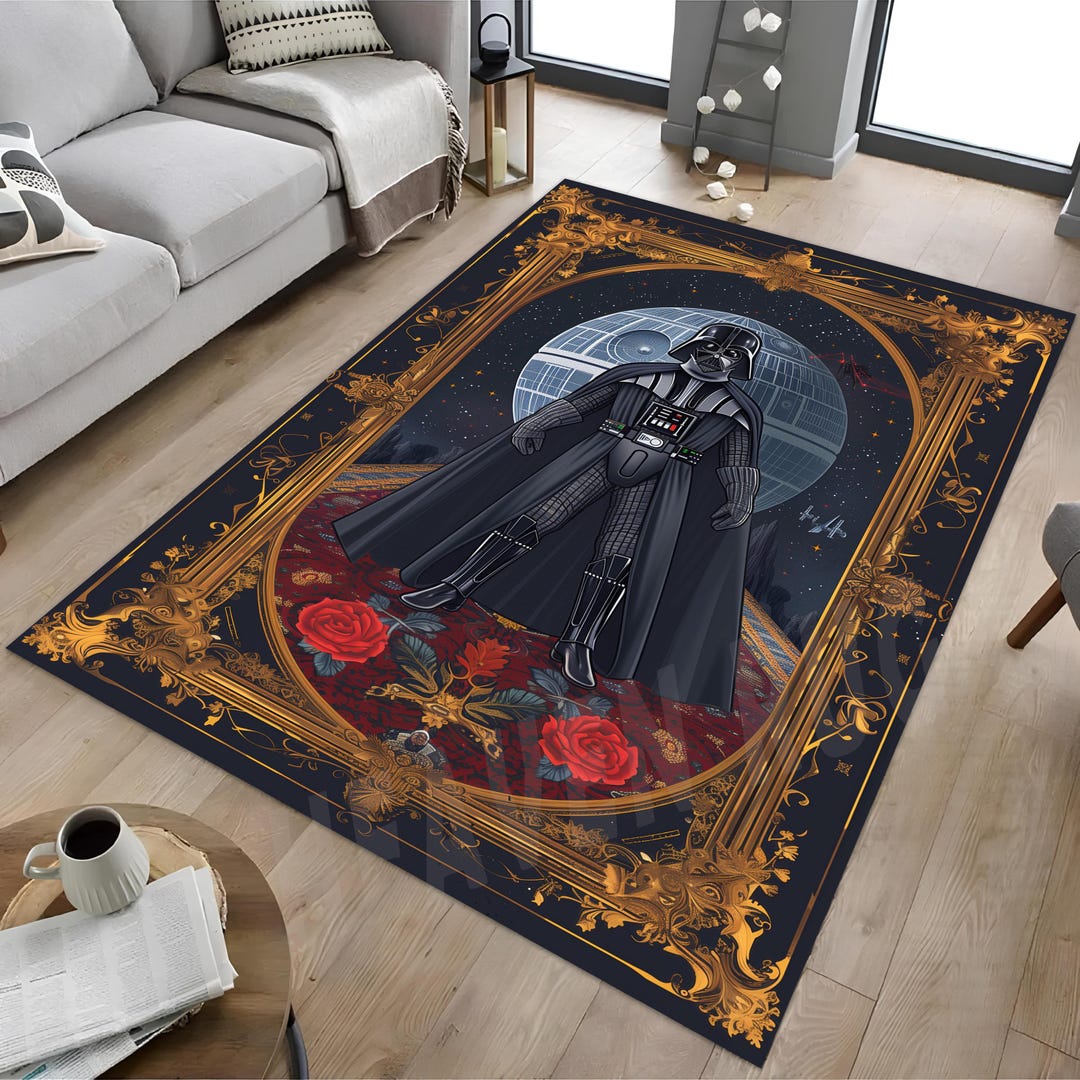 Darth Vader Rug, Gothic Frame, Sci-fi Home Decor - Etsy