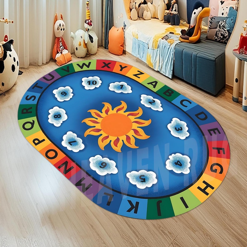 Alphabet Rug - Etsy