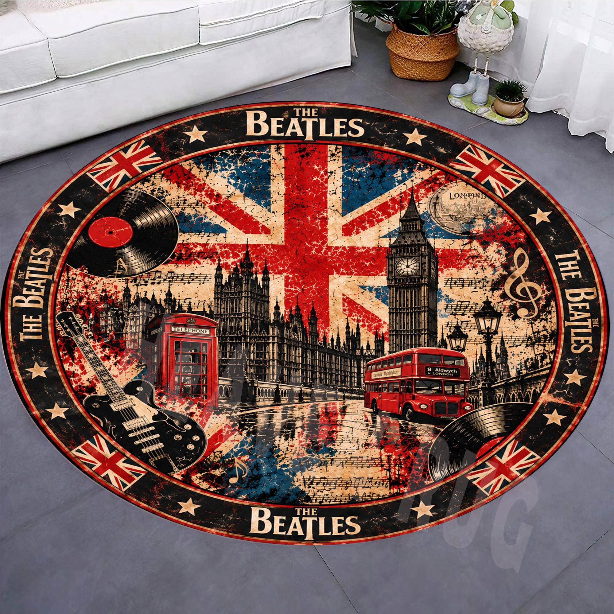 Beatles British Flag - Etsy