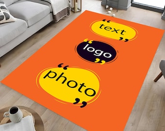 Personalisierter Foto & Logo Teppich: Personalisierter Bereich Teppich