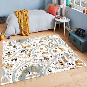 Spielteppich, Kinderzimmerteppich, Kinderteppich, Spielteppich, Kinderteppich, Kinderteppich, Spielteppich, rutschfest