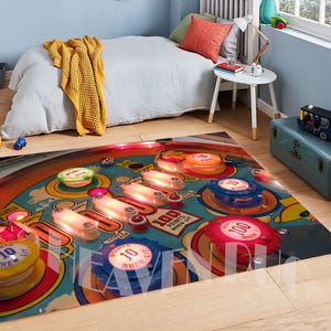 Pinball Playfield Rug: 3D Print Kids Room Decor