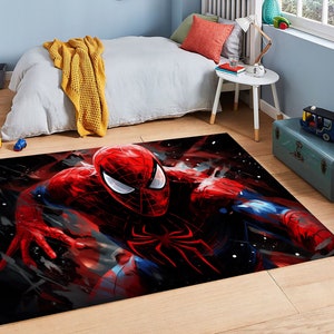 Spider-Man Rug: Superhero Kids Room Decor