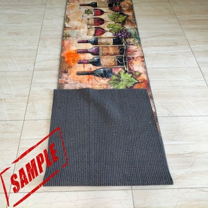 Wine Runner Rug: Kitchen Hallway Decor - Etsy