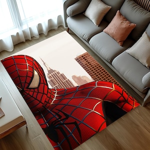 Spiderman Rug: Non-Slip Kids Room Area Rug