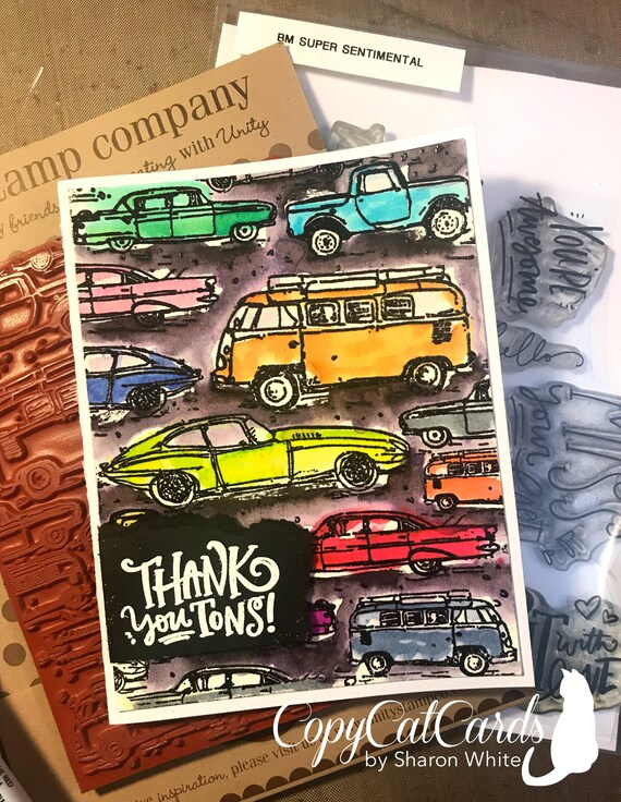 Retro Cars Greeting Card For Guys You Choose Style Etsy